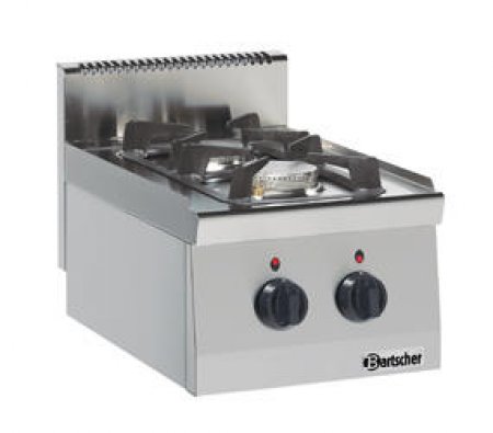 Bartscher 2 Flammen-Gasherd 2FL Serie 600