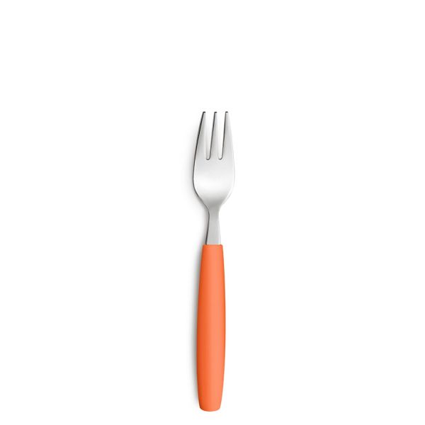 Kuchengabel 16,9 cm Pixel Farbe Peach