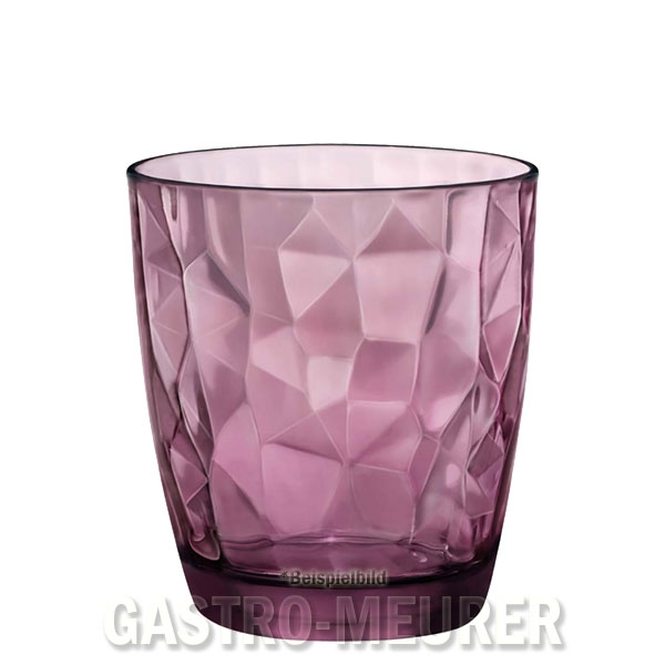 Diamond Rock Purple Tumbler 30,5 cl Bormioli