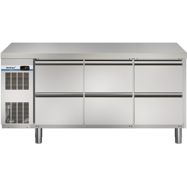NordCap COOL-LINE Kühltisch 6 Schub KT-CL 1695 6Z