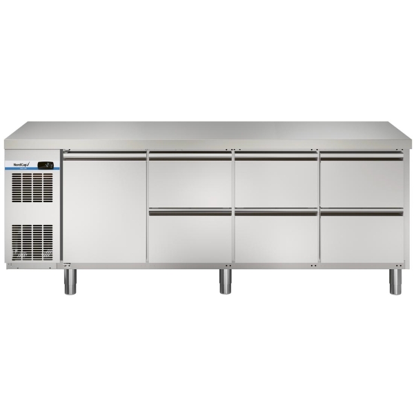 NordCap COOL-LINE Kühltisch 1Tür 6 Schub KT-CL 2149 1T 6Z