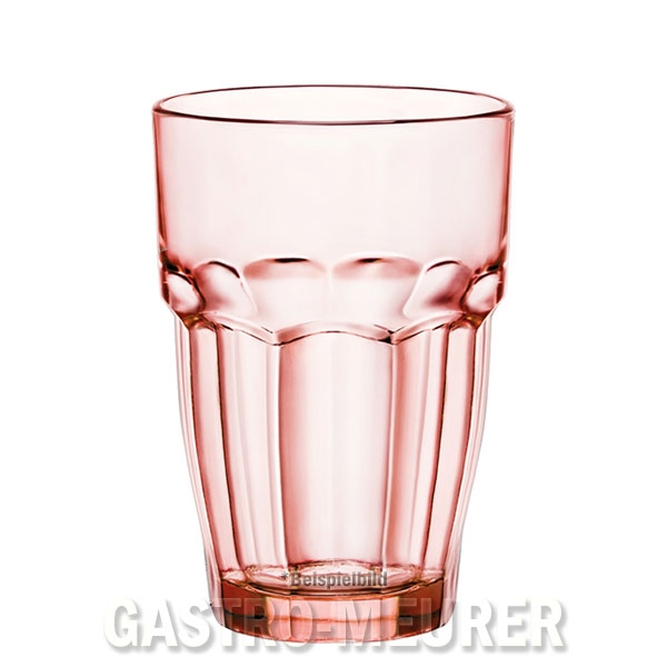 Rock Bar Lounge Peach Longdrink 37 cl rot stapelbar Bormioli