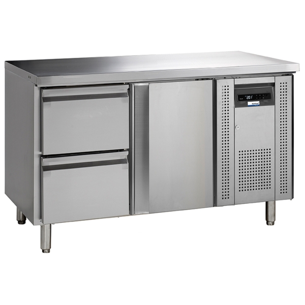 NordCap COOL-LINE Kühltisch 2Türen 2 Schub KTM 2 - 1T-2Z GN 1/1