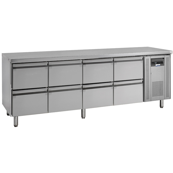 NordCap COOL-LINE Kühltisch 1 Tür 6 Schub KTM 4 - 8Z GN 1/1