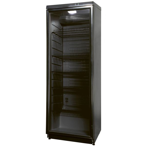 NordCap COOL-LINE Glastürkühlschrank CD 350 LED BLACK