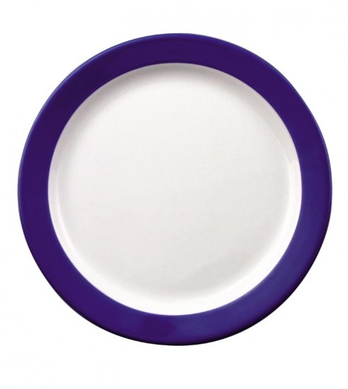 Eschenbach Teller flach Fahne 24,0 cm, blau, Color mit System