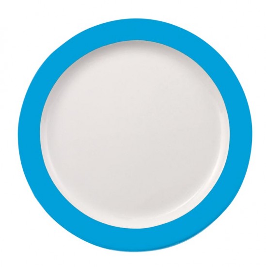 Eschenbach Teller flach Fahne 24,0 cm, hellblau, Color mit System