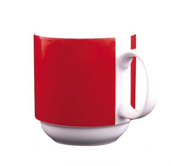 Eschenbach Kaffeebecher 0,3 l, rot, Color mit System