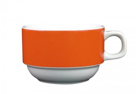 Eschenbach Obertasse 0,18 l niedrig, orange, Color mit System