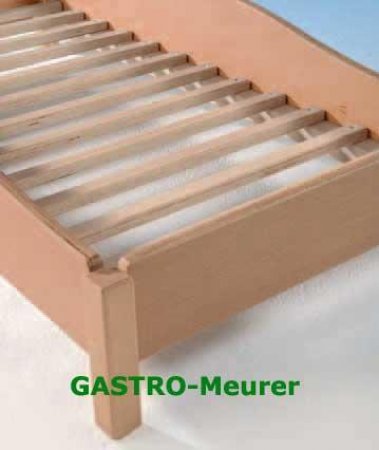 Stapelbett 124 cm mit Matratze