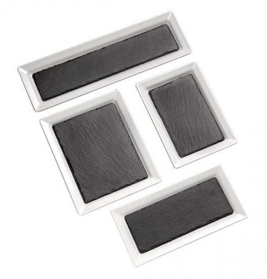 APS Melamin Tablett, weiß  GN 2/4 Pure
