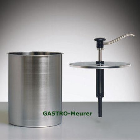 Gastroback Druckknopf-Dosierspender CRS-EBK-3 m. 3 Liter Edelstahlbehälter