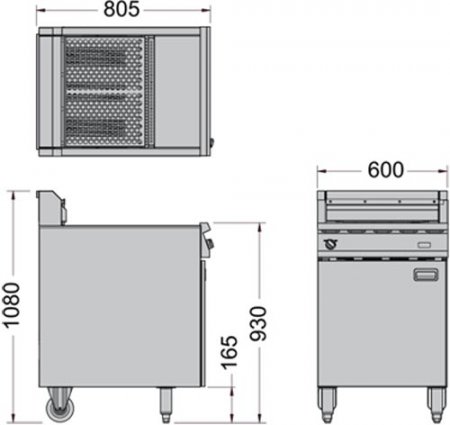 Roband 39 l Standfriteuse AF813R