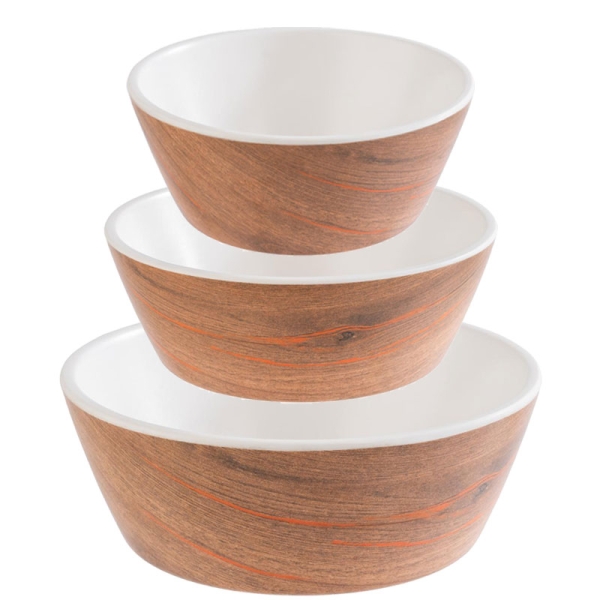 APS CRAZY WOOD Schale Melamin 0,25 0,5 1,2 l