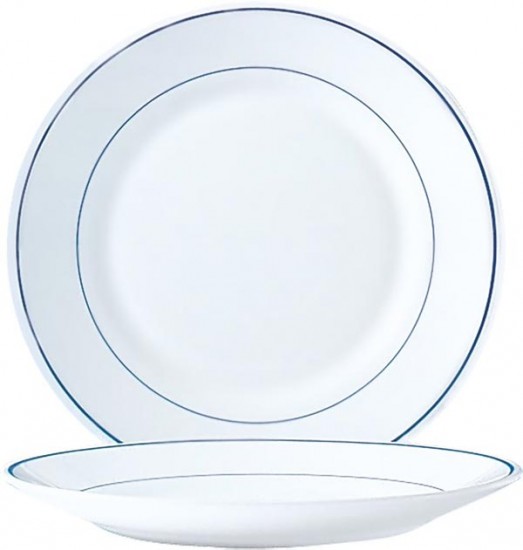 Teller flach 23,5 cm Restaurant Delft