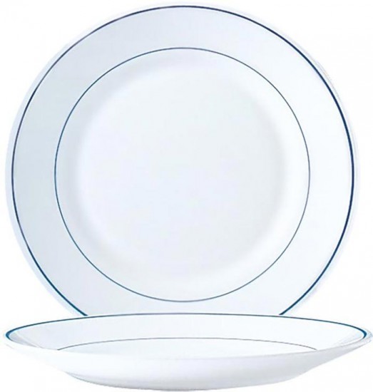 Teller flach 25,5 cm Restaurant Delft