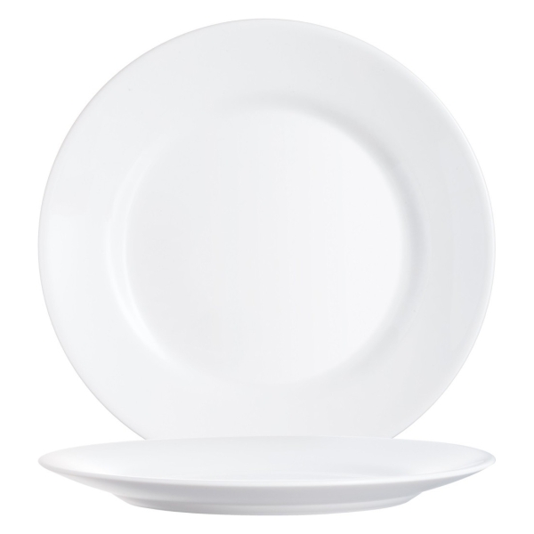 Teller flach 25,2 cm Restaurant White