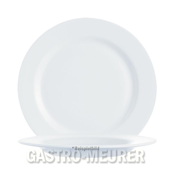Intensity White, Teller flach Ø 25,5 cm