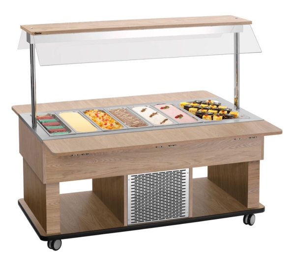 Bartscher Buffetwagen Kids K4110-150U, 4 x GN 1/1