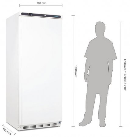 POLAR Tiefkühlschrank CD615 weiß 600 Liter