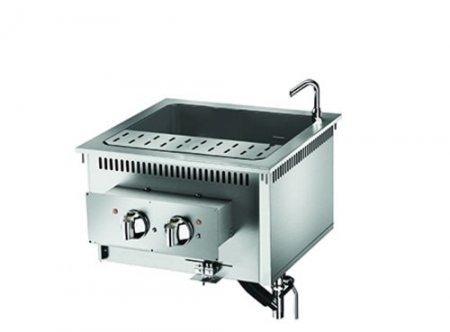 Elektro-Nudelkocher Einbau, 1 Becken 42 Liter, Drop-In Queen 700