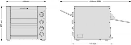 Roband Eclipse Bun Toaster ET315-F, versandkostenfrei