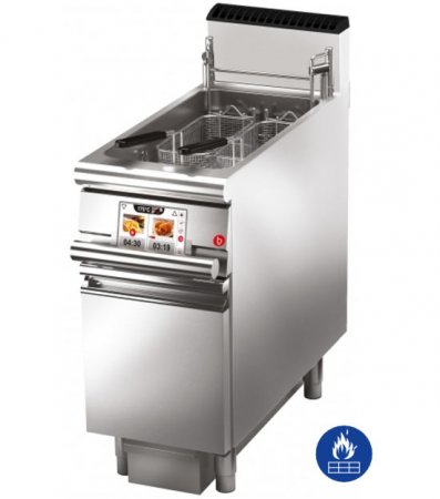 AFG Friteuse EVO-Touch Gas 23L Standgerät, Queen 900
