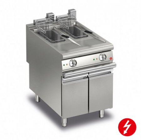 AFG Friteuse Elektro 2x10L Standgerät, Queen 900