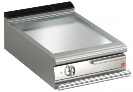 AFG Elektro-Grill+Bratplatte 7,5 kW glatt chrom Tischgerät Queen 700