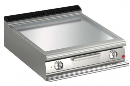AFG Elektro-Grill+Bratplatte 10,8 kW glatt chrom Tischgerät Queen 700
