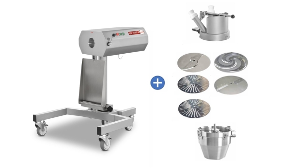 Feuma HU 1020-2 mit Set-Gemüseschneiderausstattung + Untergestell (nicht höhenverstellbar)