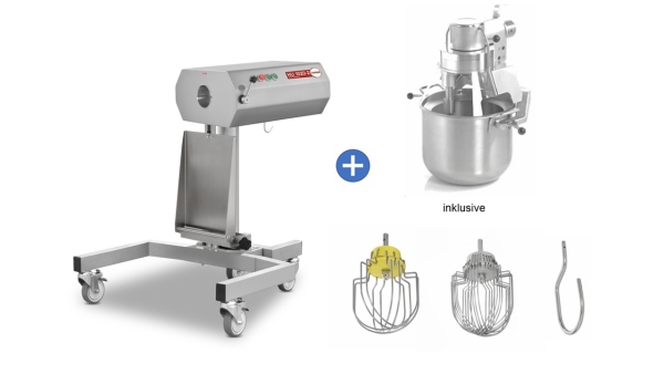 Feuma HU 1020-2 mit Rührwerk 40 Liter + Untergestell (nicht höhenverstellbar)