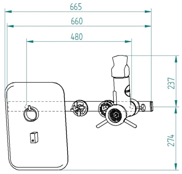Feuma Wandleiste WL 6 für Supra 6e