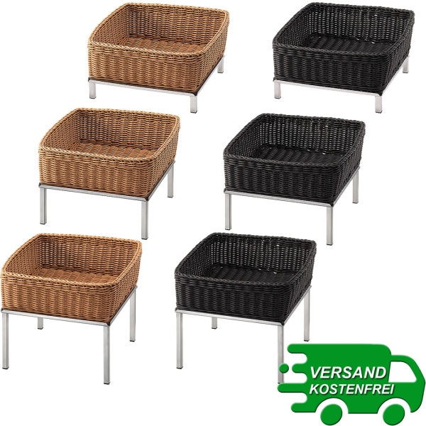 RAISER INOX 33x33 Brotkorb Frilich 2 Farben, 3 Höhen 3758/000 3758/010 3758/020 3758/001 3758/011 3758/021