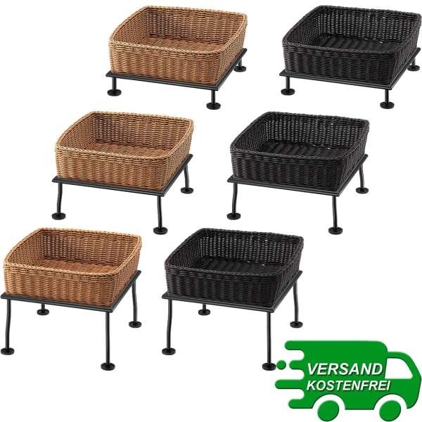RAISER RUSTIC 33x33 Brotkorb Frilich 2 Farben, 3 Höhen 3759/000 3759/010 3759/020 3759/001 3759/011 3759/021