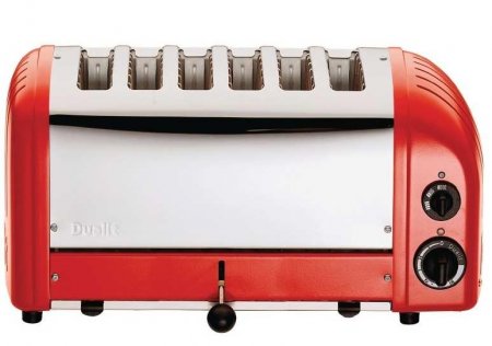 Dualit Toaster 6er rot