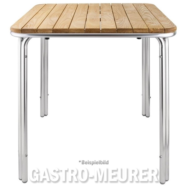 Bolero Tisch Quadratisch 70 cm Eschenholz