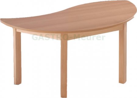 Halbrundwellentisch "Swing-it Woody" 120 x 60 cm