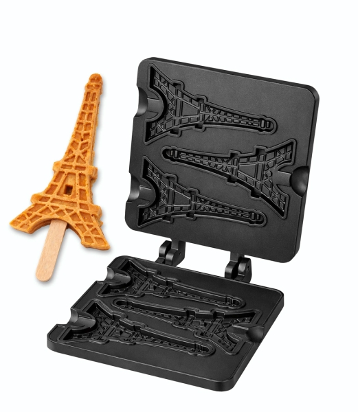 Eiffelturm-Waffel Backplattensatz für Neumärker Thermocook® 31-40723-01A Backsystem