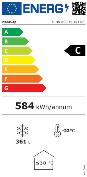 EL 45-CNS Tiefkühltruhe NordCap