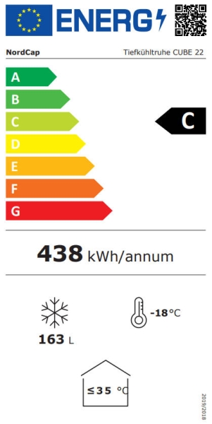 Kühl-Tiefkühlkombination CUBE COMBI 22 NordCap 4126427224
