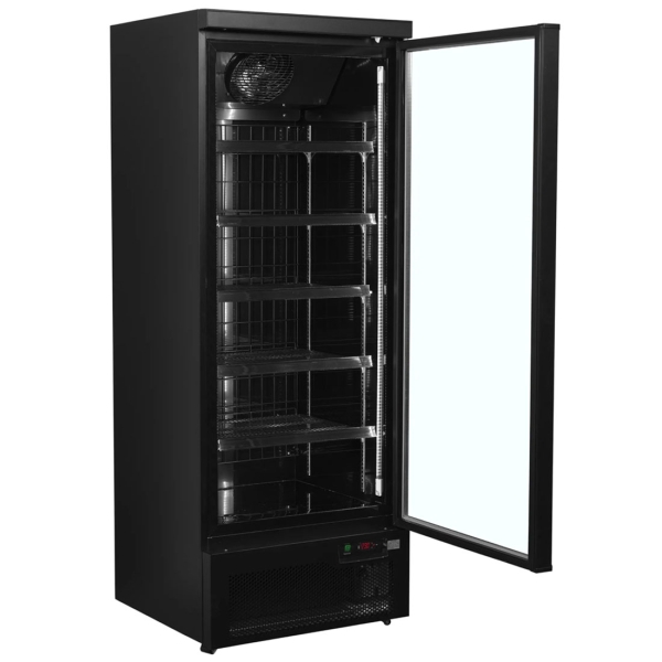 NordCap Glastürtiefkühlschrank ATOM MAXI TK 1T-BB