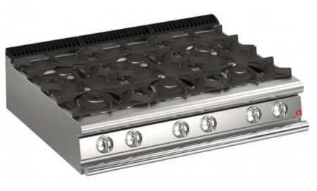 AFG 6 Flammen-Gasherd 38,4 kW Tischgerät, Queen 900