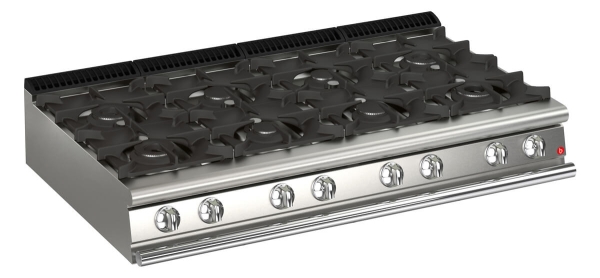 AFG 8 Flammen-Gasherd 45,4 kW Tischgerät, Queen 900