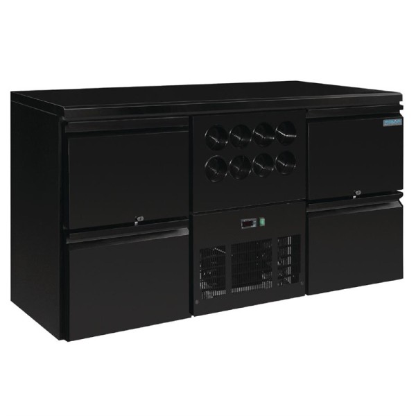 Barkühlschrank 4 Schübe  8 Flaschenhalter