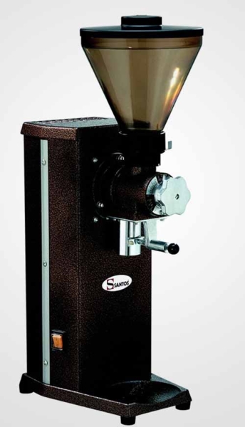 Santos Kaffeemühle S04 braun mit Beutelhalterung