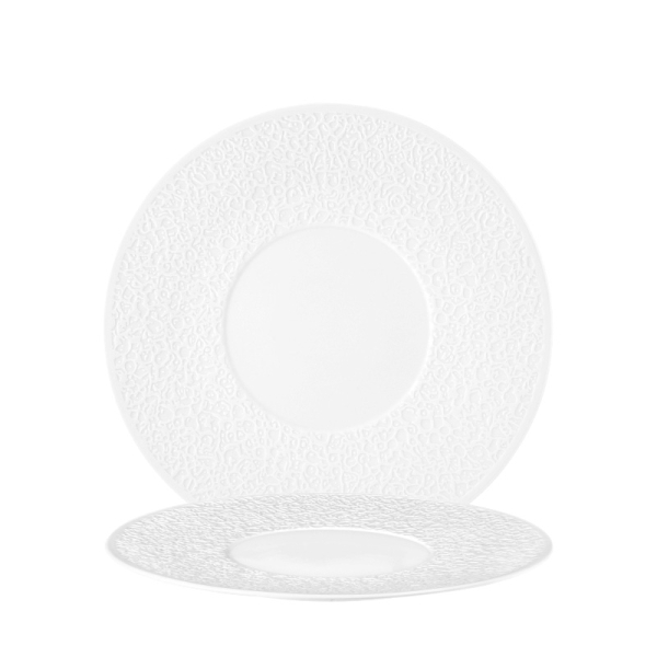 NORI Teller flach 33 cm Relief breit Seltmann Weiden