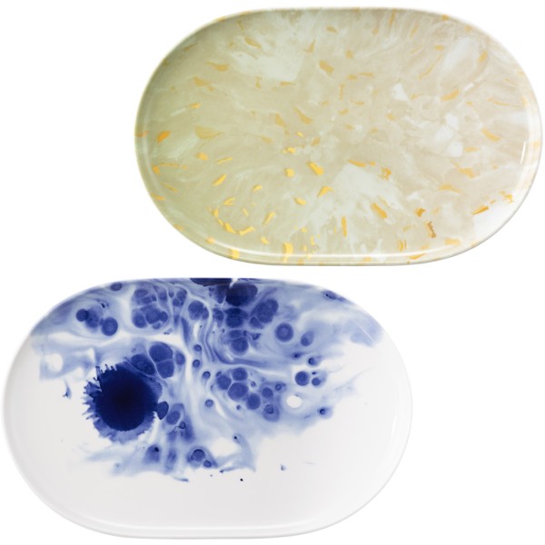 Platte oval 38x24cm SENTO Ocean-Hikari Seltmann Weiden 001.776894 001.776898