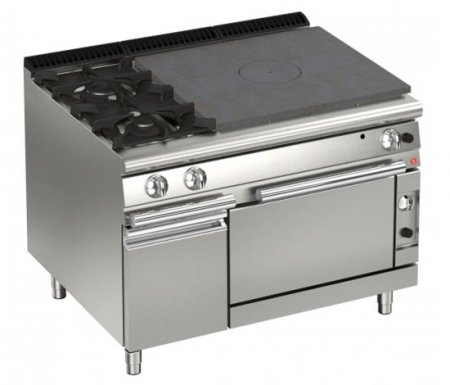 AFG Gas-Glühplattenherd+2Brenner+Backofen Standgerät Queen 700