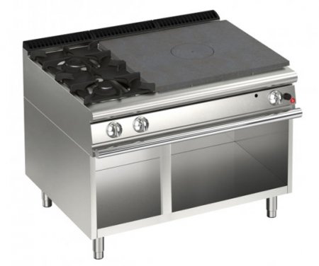 AFG Gas-Glühplattenherd 2 Brenner 22,5 kW Queen 700